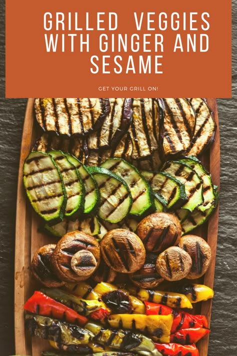 Asian Veggie Marinade, Korean Bbq Vegetables, Asian Bbq Sides, Grilled Asian Vegetables, Asian Grill Recipes, Marinade For Grilled Vegetables, Marinade Vegetables, Asian Vegetable Recipes, Grilled Veggies Recipes