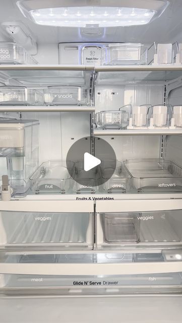 Junie on Instagram: "Let’s organize and do a full fridge restock of this week’s groceries ☺️ I love that my fridge organization is not only aesthetic but very practical too! I would hate it if it was only for looks, and not for every day use. Everything is so easy to reach and convenient. Love it!!!  #fridgeorganization #fridgerestock #restockwithme #restockasmr #organizewithme #cleanandorganize #kitchenrestock #restocking" Fridge Organization Aesthetic, Aesthetic Fridge Organization, Fridge Organization Ideas, Fridge Restock, Full Fridge, Only Aesthetic, Fridge Organization, Home Organisation, Kitchen Organization