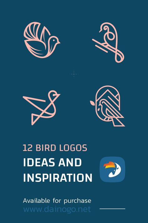 What do you think about the bird logos? Collection of all bird logos designed by DAINOGO in 2020-2021. Most of the logos are designed for clients from all over the world across diverse industry sectors such as: Farm & Coffee, Agriculture, Club, Psychology, Musical, Shirt Design ... as well as my personal projects. Tags: Bird logo design, logo type, minimal logo, simple logo, line, ... Bird Logo Inspiration, Pigeon Logo, Peace Logo, Agriculture Logo, Bird Logo Design, Music Logo Design, Bird Logo, Logo Type, Bird Logos