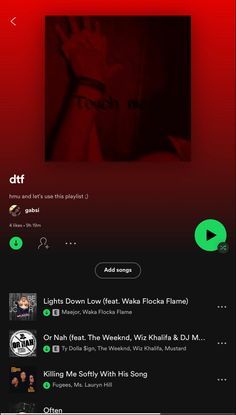 Best Spotify Playlists For Every Mood, Pov Spotify Playlists, Spicy Playlist Covers, Playlists For Moods Spotify, Makeout Playlist Songs, Spotify Playlist Songs, Songs Suggestions, Seductive Songs, Best Spotify Playlists