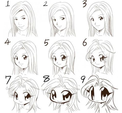 Anime character (last style is called Shojo). How To Draw Anime Eyes, Shojo Anime, Draw Anime, Anime Design, Drawing Stuff, Arte Fantasy, Drawing Lessons, Anime Character Drawing, Anime Eyes