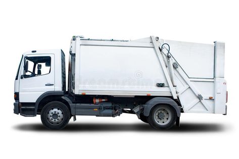 Garbage Truck. White Garbage Truck Isolated with drop Shadow , #SPONSORED, #White, #Truck, #Garbage, #Shadow, #drop #ad White Truck, Background Simple, Drop Shadow, Garbage Truck, Design Background, Free Stock Photos, Photo Editing, Photo Image, Stock Images