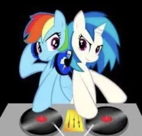 Anime Webcore, Dj Pon 3, Weirdcore Aesthetic, Mlp My Little Pony, Aesthetic Pastel, Rainbow Dash, Ponies, Cute Anime, My Little Pony