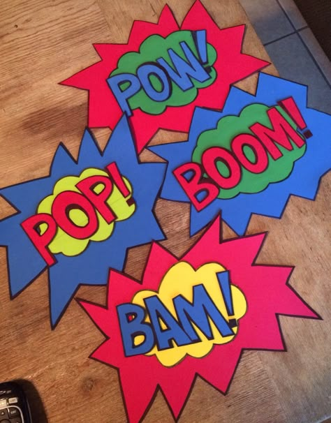 Superhero Party Decor, Superhero Signs, Superhero Party Decorations, Superhero Decorations, Super Hero Theme, Batman Party, Superhero Birthday Party, Superhero Theme, Superhero Birthday