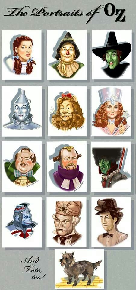 Wizard Of Oz Cartoon Characters, The Wizard Of Oz Characters, Winkies Wizard Of Oz, Professor Marvel Wizard Of Oz, Wizard Of Oz Character Design, Wizard Of Oz Makeup Ideas, The Wizard Of Oz Illustration, Toto Wizard Of Oz, Wizard Of Oz Pictures