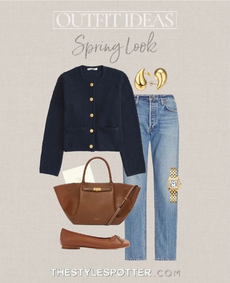 Collarless Sweater Cardigan curated on LTK Navy Cardigan Outfit Aesthetic, Old Money Outfits Spring 2024, Old Money Cardigan Outfit, Navy Blue Cardigan Outfit, Navy Cardigan Outfit, Demellier Bag, Blue Cardigan Outfit, Cardigan Outfit Aesthetic, European Travel Outfit