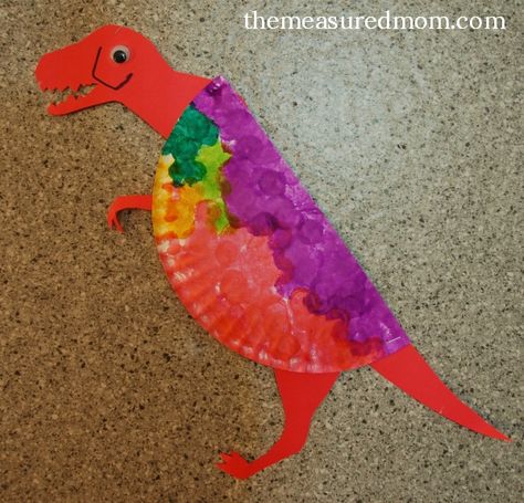 Dinosaur Art Preschool, Art Ideas For Preschoolers, Abc Activities Preschool, Dinosaur Preschool, Letter D Crafts, Kindergarten Alphabet, Dinosaur Projects, The Measured Mom, Ideas For Preschoolers