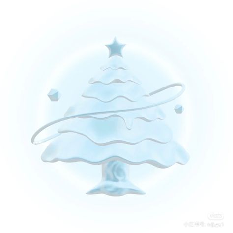 Light Blue Aesthetic Christmas, Blue Christmas Widget, Light Blue Christmas Aesthetic, Christmas Aesthetic Pfp, Blue Winter Aesthetic, Winter Homescreen, Blue Christmas Background, Homescreen Icons, Christmas Widgets