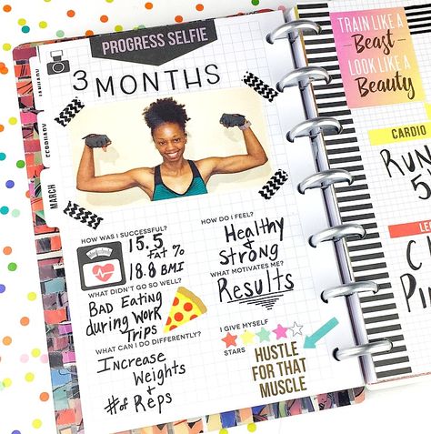 'planning a fit life' in the MINI Fitness Happy Planner® by mambi Design Team member Nita Patterson | me & my BIG ideas Fitness Happy Planner, Planner Fitness, Happy Planner Layout, Stephen Covey, Mini Happy Planner, Planner Inspiration, Planner Layout, The Happy Planner, Big Ideas