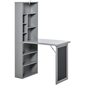 Convertible Desk, Folding Computer Desk, Fold Out Desk, Ladder Desk, Fold Down Desk, Side Shelf, Foldable Desk, Desk Cabinet, Wall Mounted Desk