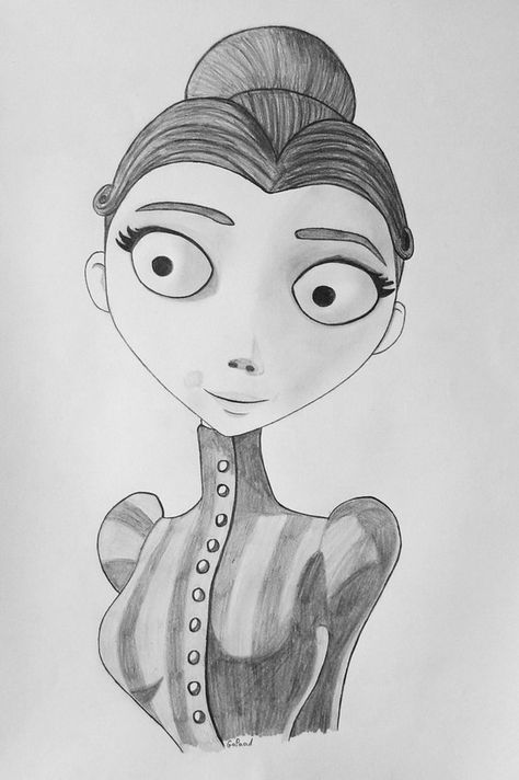 Drawing Of Corpse Bride, Victor Van Dort Drawing, The Corpse Bride Drawings, Dark Side Drawing, Corpse Bride Drawing Easy, Emily Corpse Bride Drawing, Corpse Bride Sketch, Tim Burton Dibujos, Victoria Corpse Bride