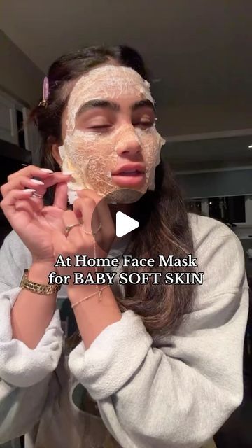 Jaime Nicole on Instagram: "BABY soft skin, just trust me & try 🫶🏽" How To Make Face Mask At Home, How To Make A Face Mask, How To Make Face Mask, Diy Overnight Face Mask, Make Face Mask At Home, Home Made Face Mask, Overnight Face Mask, At Home Face Mask, Skin Care Face Mask