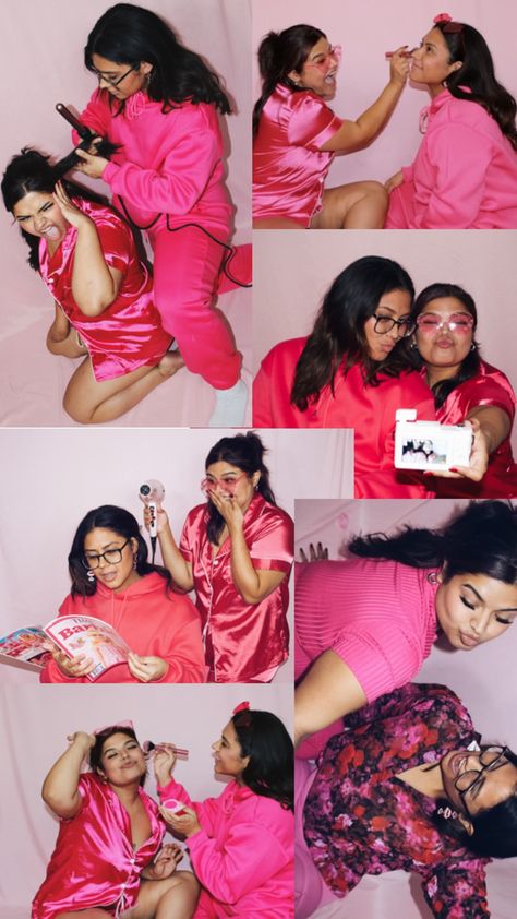 Slumber Party in pink! Pink Slumber Party, Sister Shoot, Slumber Party, Pink