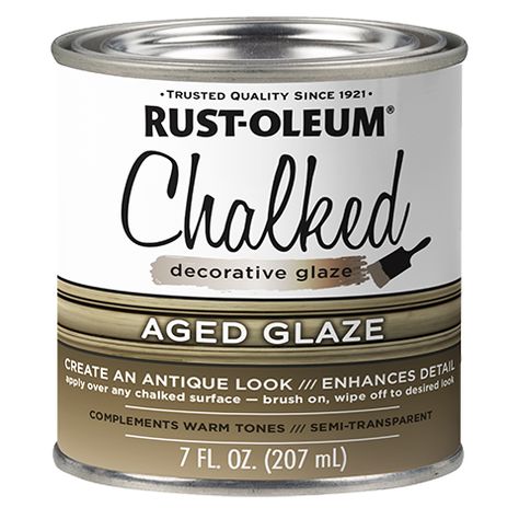 Rust-Oleum | Chalked Paint - Decorative Glaze Rustoleum Chalked, Rustoleum Chalk Paint, Antiquing Glaze, Chalk Paint Colors, Serenity Blue, Rust Oleum, Faux Finish, Chalk Paint Furniture, Milk Paint