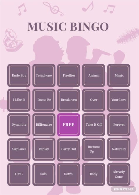 Music Bingo Template, Holiday Bingo Cards, Blank Id Cards, Bingo Caller, Music Bingo, Holiday Bingo, Free Printable Bingo Cards, Blank Bingo Cards, Bingo Card Template