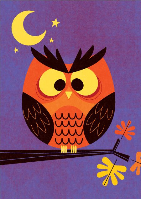 Owl Halloween - Marian Heath Greeting Cards by mrmack, via Flickr Pumpkin Illustration Halloween, Vogel Silhouette, Owl Halloween, Owl Clip Art, Fall Drawings, Pumpkin Illustration, Whimsical Owl, Felt Owls, Halloween Owl