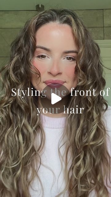 How To Style Front Curly Hair, Curls Face Framing, Face Framing Pieces Curly Hair, Face Framing Curls, Curly Hair Face Framing, Curly Hair Up, Curling Rods, Big Group, Volume Hair