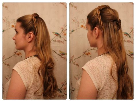 Rope Braids, Prom Hair Updo, Margaery Tyrell, Half Ponytail, Super Hair, Hair Dos, Ponytail Hairstyles, Trendy Hairstyles, Prom Hair