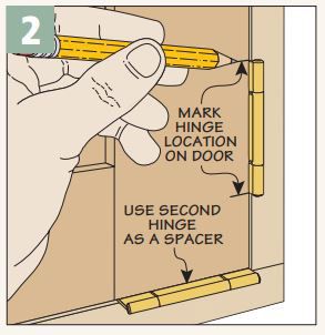 Installing Non Mortise Hinges: Non-mortise hinges are a great choice for installing a door. Learn the hassle-free steps to perfect results. How To Install Door Hinges, Flush Hinges, Diy Cabinet Doors, Small Hinges, Swinging Doors, Paw Paw, Tiny House Cabin, Diy Cabinets, Construction Design