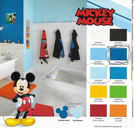 Glidden disney paint colors available at Walmart Disney Paint Colors, Mickey Room, Mickey Kitchen, House Organization, Color Combinations Paint, Children's Bedroom, Grad Party, Room Paint, Grad Parties