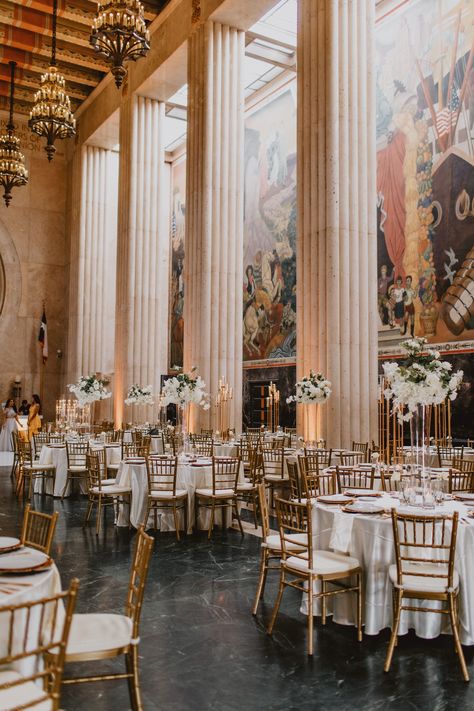 Hall Of Lights Dallas, Hall Of State Dallas Wedding, Fort Worth Wedding Venues, Historic Venue Wedding, Wedding Decor Modern, Elegant Indian Wedding, Texas Fort Worth, Elopement Venues, Luxe Wedding Decor