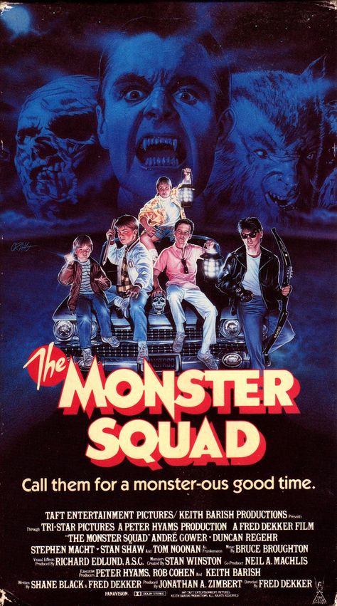 The Monster Squad, 80s Movie Posters, Monster Squad, 80s Horror, Horror Lovers, Horror Posters, 80s Movies, Horror Movie Posters, Horror Film