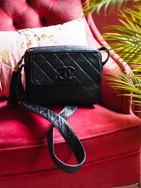 Let's Talk About The Chanel Camera Bag... (+Tips For Saving Money On Vintage Chanel Bags) - Fashion For Lunch. Chanel Camera Bag Outfit, Chanel Camera Bag, Capsule 2023, Chanel Handbags Classic, Tips For Saving Money, Chanel Classic Flap Bag, Vintage Chanel Bag, Big Tote Bags, Dream Bags