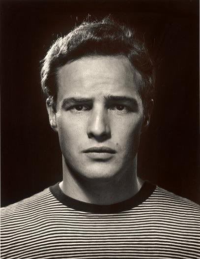 Marlon Brando Marlon Brando 50s, Marlon Brando Style, Halsman Philippe, Phillipe Halsman, Don Vito Corleone, Philippe Halsman, 얼굴 그리기, Leading Men, Marlon Brando