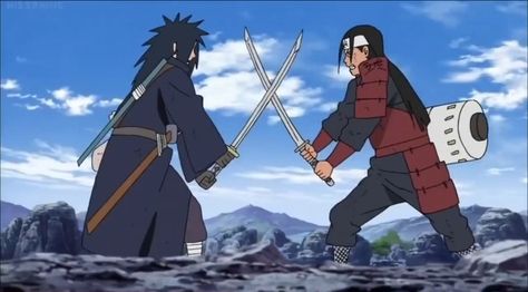 Naruto Gifs, Madara Vs Hashirama, Madara And Hashirama, Hashirama Senju, Madara Susanoo, Naruto Madara, Naruto Gif, Naruto Oc Characters, Uchiha Clan