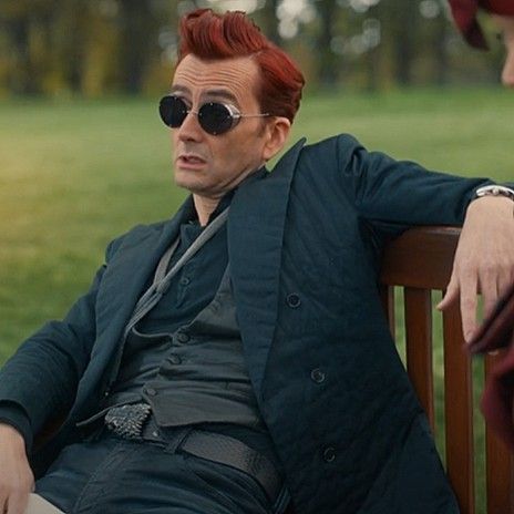 Good Omens 2, Good Omens Crowley, Awkward Pictures, Some Things Never Change, Terry Pratchett, Good Omens, Michael Sheen, Stuff And Thangs, Nine Months