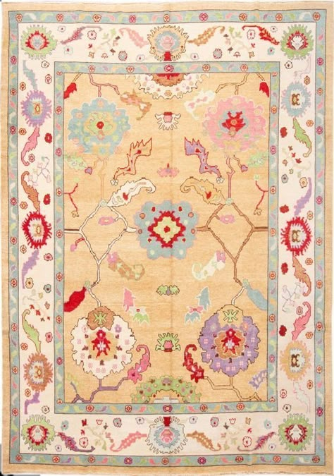 Glam Pad, Tufted Rugs, Yellow Home Decor, Color Accents, Floor Art, Colour Inspiration, Interior Rugs, Floral Geometric, Rugs Vintage