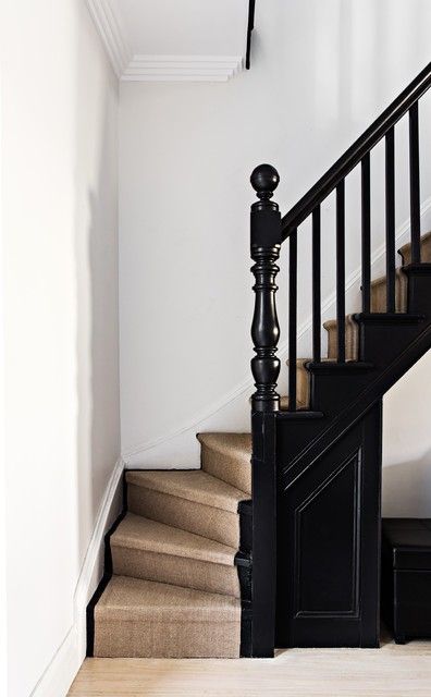 Victorian Staircase Ideas, Narrow Staircase Ideas, Victorian Terrace Hallway, Terrace Hallway, Terrace House Interior, Small Space Staircase, Victorian Terrace Renovation, London Terrace House, Victorian Staircase