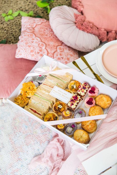 Easter High Tea Ideas, Mother’s Day Tea, High Tea Catering, Mother's Day Afternoon Tea, Afternoon Tea At Home, Tea Boxes, Graze Box, Other Mother, Tea Food