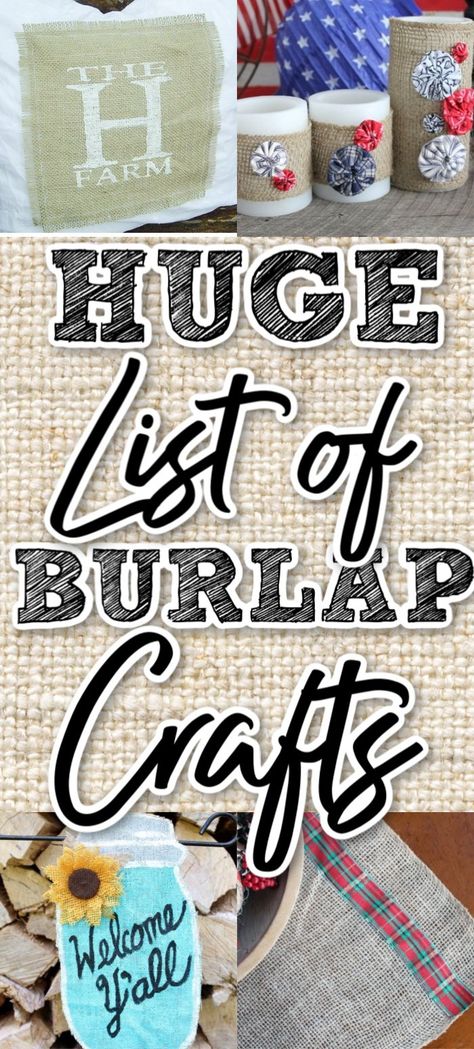 Hessian Crafts, Burlap Crafts Diy, Craft Ideas To Sell, Shabby Chic Interior Design, Burlap Ideas, Coffee Sacks, Burlap Projects, Diy Decoracion, Burlap Decor