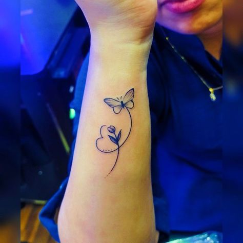 Heat Tattoo, Prince Tattoo, Butterfly Name Tattoo, Hand Tattoo Designs, Raipur Chhattisgarh, Tattoo Design For Hand, Girls Tattoos, Prince Tattoos, Inner Arm Tattoos