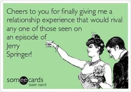 Jerry springer Jerry Springer Show, Hidden Quotes, Jerry Springer, Cool Sayings, Someecards, Funny Funny, Say Hi, A Relationship, Funny Things