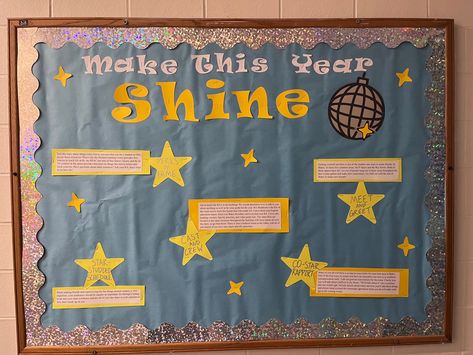 Res life 70s make this school year shine beginning of the year groovy bulletin board Groovy Bulletin Board, Res Life Bulletin Boards, Ra Themes, 70s Theme, Ra Bulletins, Ra Bulletin Boards, Res Life, Resident Assistant, Door Decs