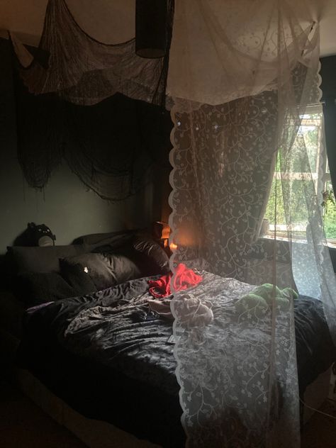 Its changed alot since I last posted it. Rented Apartment, Gothic Room, Pinterest Contest, Dark Home Decor, Dream House Rooms, Aesthetic Rooms, Pretty Room, Dreamy Room, Vintage Room