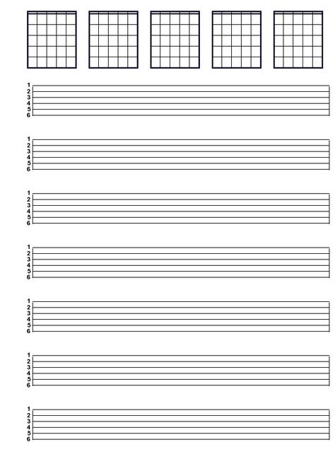 #Guitar Tab Sheets | Numbered Tab Sheet Noted Tab Sheet Fretboard Chords Basic Chords Guitar, Akordy Na Ukulele, Guitar Chord Sheet, Learn To Play Piano, Blank Sheet Music, Music Theory Guitar, Guitar Notes, Guitar Tabs Songs, Guitar Fretboard