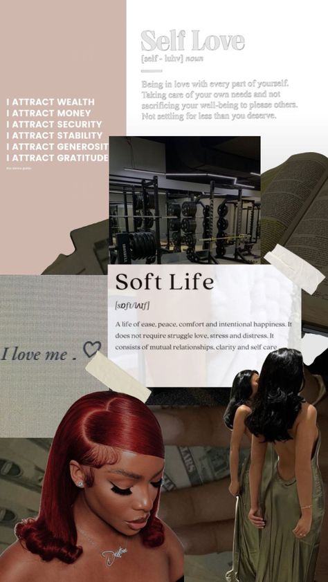 Soft life is the key 💗 #softlife Soft Life Moodboard, Rebrand Yourself Aesthetic, Softlife Aesthetic, My Future Life, Black Supermodels, Actress Career, Vision Board Themes, Femininity Aesthetic, Life Goals Future