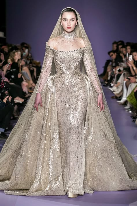 Georges Hobeika Spring Couture I 2020 Collection I DreaminLace.com جورج حبيقة, Maya Henry, Hobeika Couture, Gaun Fashion, Georges Hobeika, Spring Couture, فستان سهرة, Wedding Dress Trends, Couture Gowns