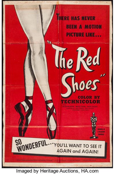 1950s Movies, Moira Shearer, June Moodboard, Films Posters, Theater Posters, Dark Screen, 1950s Hollywood, The Red Shoes, Old Film Posters