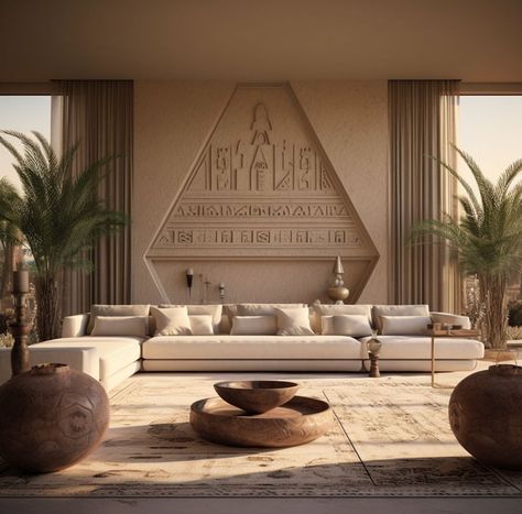 A Beautiful & Enchanting Egyptian Dream Home on The Nile River Modern Egyptian Interior Design, Egyptian House Interior, Egypt Interior Design, Showroom Clothing, Egyptian Interior Design, Interior Design Instagram Post, Egyptian Interior, Egyptian Furniture, Egyptian Home Decor