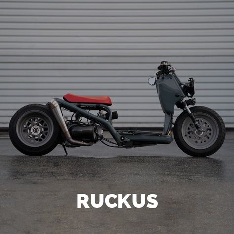 Honda Ruckus Accessories, Custom Honda Ruckus, Honda Zoomer, Honda Ruckus, Honda Grom, Drag Racer, Key Covers, Cylinder Head, Custom Bikes