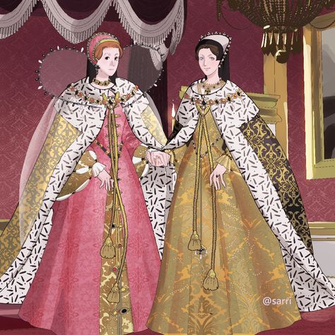 Queen Elizabeth The First, Oc Makers, Aesthetic Website, Oc Dress, Queen Drawing, Elizabethan Era, Make Your Own Character, Historical Eras, Alt Clothes