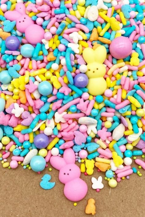 Easter Asethic, Easter Sweets Ideas, Easter Chocolate Ideas, Peeps Aesthetic, Peeps Wallpaper, Orchid Aesthetic, Iphone Makeover, Easter Pastries, Peeps Crafts