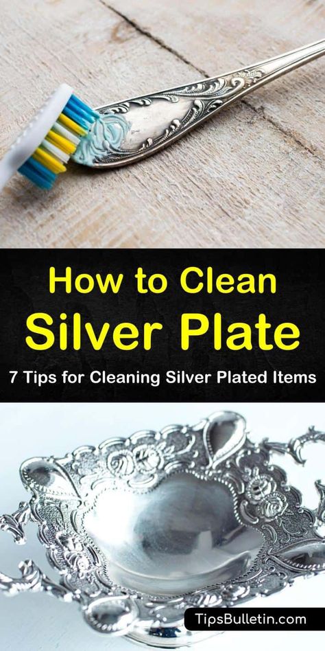 Polishing Silver Remove Tarnish, Polish Silver Diy Remove Tarnish, How To Keep Silver From Tarnishing, How To Clean Pewter, Clean Silverware, Cleaning Tarnished Silver, Cleaning Silver, Deep Cleaning Hacks, Homemade Cleaners