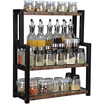 Standing Spice Rack, Countertop Height, Bathroom Countertop Storage, Countertop Spice Rack, Organize Bathroom Countertop, Seasoning Rack, Spice Shelf, Spice Rack Organiser, Organizer Shelf