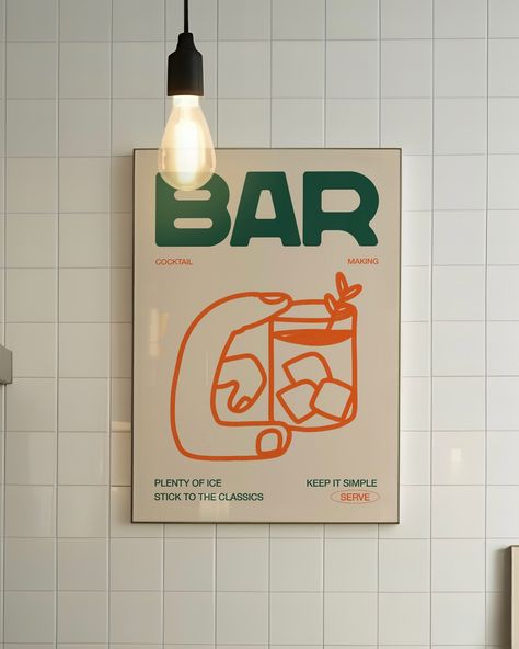 my new print is now LIVE on my website and is perfect for the Friday vibes 🍸🍹🥃 #barprint #graphicdesign #wallartuk #homedecoruk Drink Prints Wall Art, Sweet Poster Design, Doodle Branding, Bar Poster Design, Cafe Graphic Design, Bar Graphic Design, Ipad Design, Bar Branding, Wall Art Uk