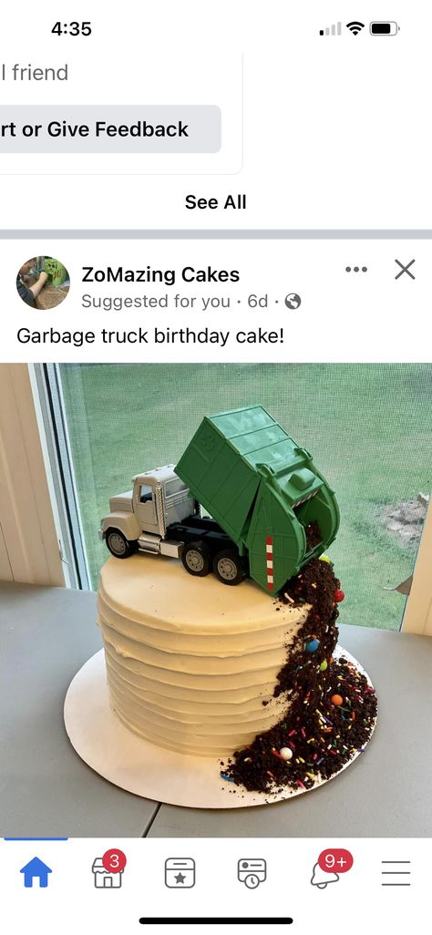 Garbage Truck Birthday Cake, Dump Truck Cakes, Truck Birthday Cake, Garbage Truck Birthday, Garbage Truck Party, Truck Theme Birthday, Truck Birthday Cakes, Dump Truck Birthday, Trash Truck